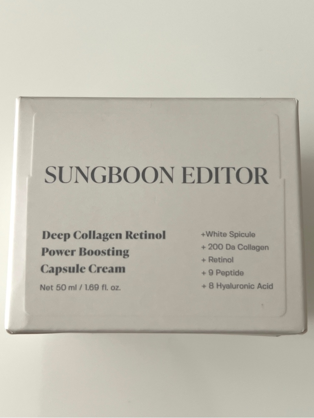 SUNGBOON EDITOR Deep Collagen Retinol Power Boosting Capsule Cream